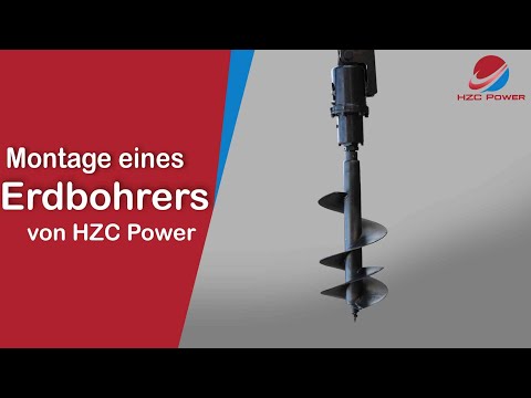 200MM Hydraulic Auger for HZC Powered Mini Excavator (HEB200)