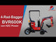 HZC Mini Excavator Four Wheels 10HP Petrol Adjustable Wheels(BVR600K)